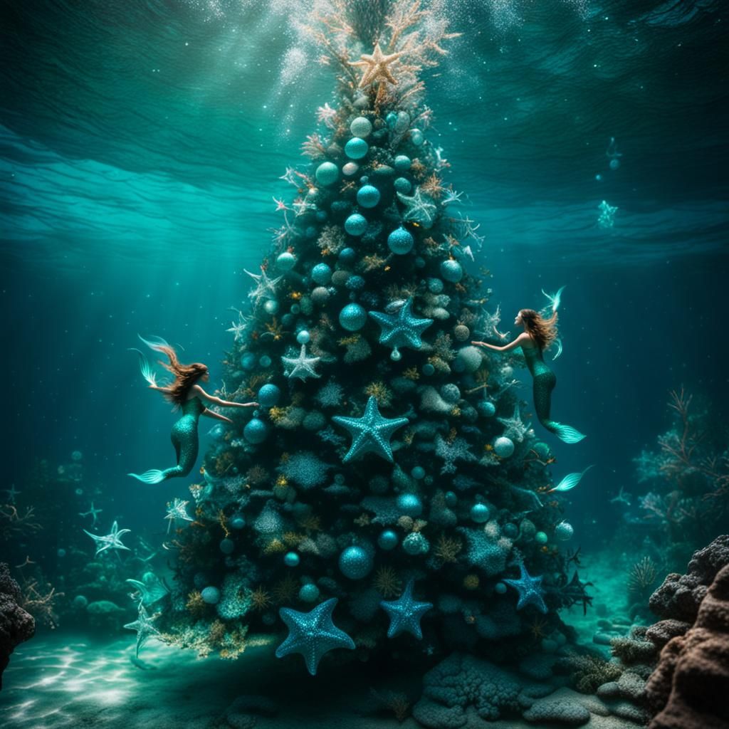 Christmas in Atlantis AI Generated Artwork NightCafe Creator