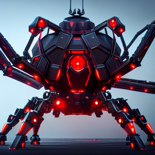 spider mech 2 - AI Generated Artwork - NightCafe Creator