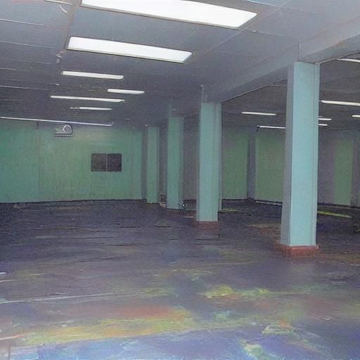<lora:liminal evryn:1.0> a photo of a dark eerie outdoor, dim lighting, fluorescent lighting, liminal space