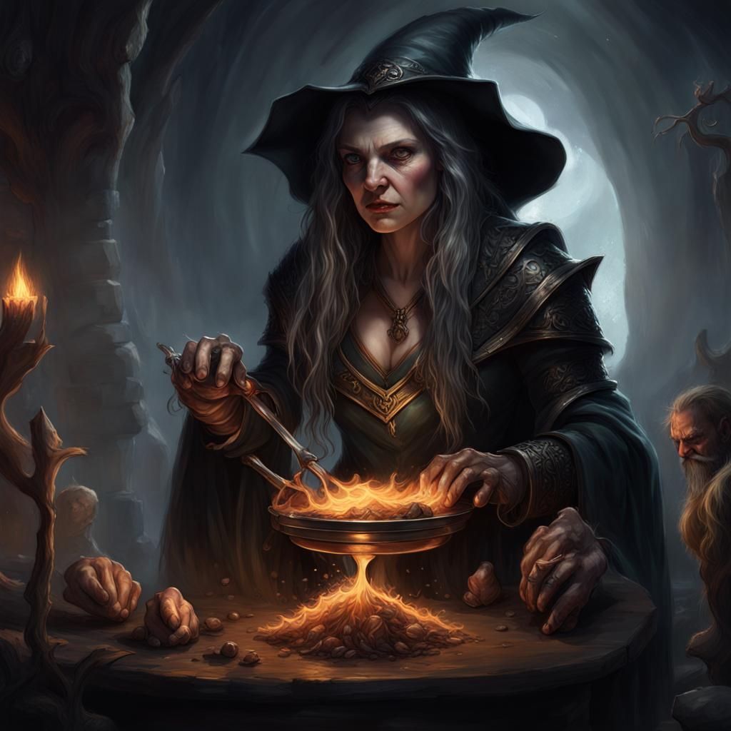 Witchy Woman - AI Generated Artwork - NightCafe Creator