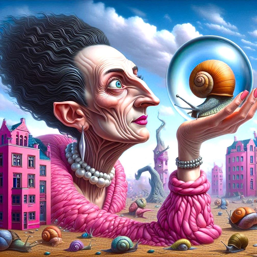 Auntie Stanley’s Premonition of the Coming of the Snail….