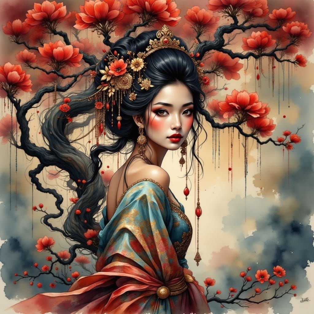 The Red Tree  by @TDB 