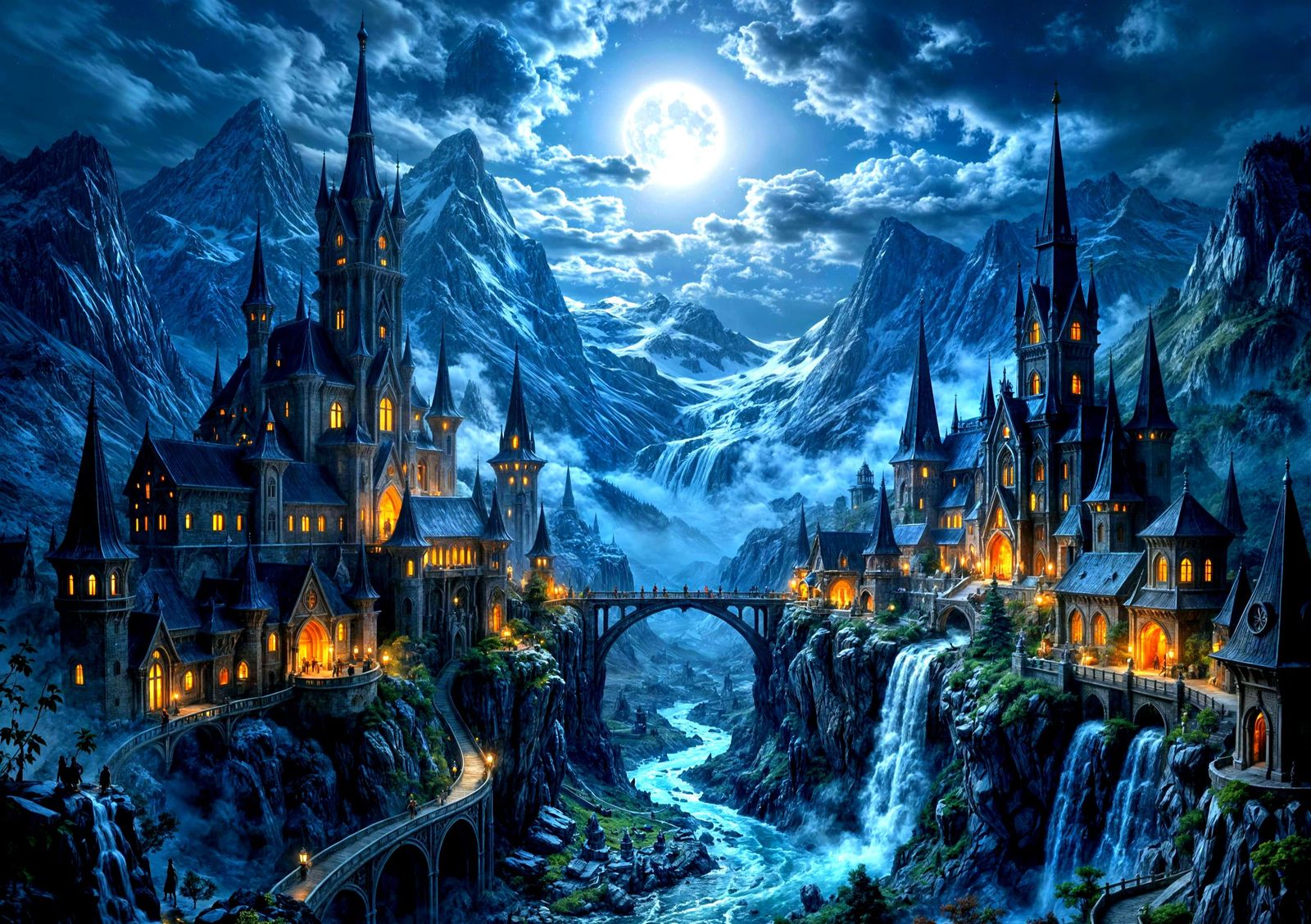 The Castle of the Ice Mountains...  by @ANNA R