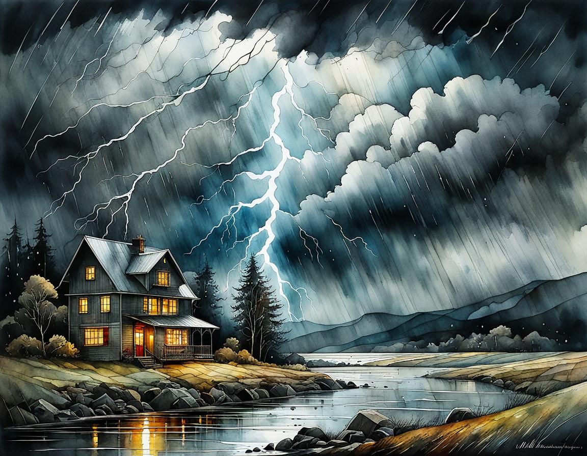 shelter in the storm  by @Amy 