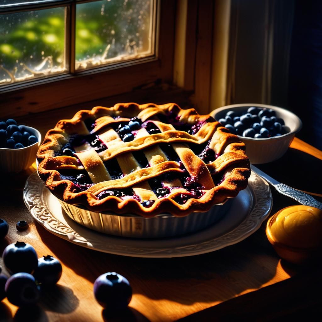 Blueberry Pie  by @undefined
