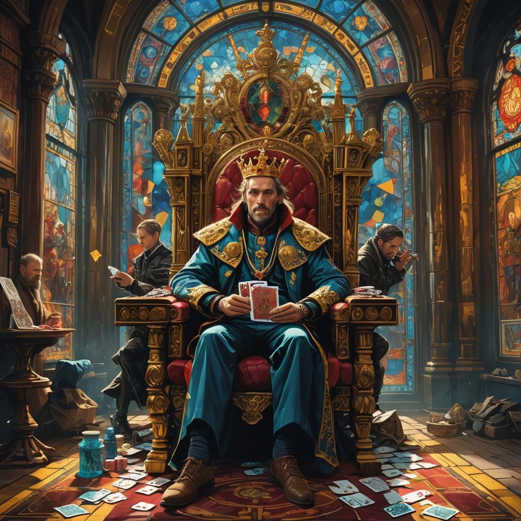 King and Son: A Regal Fantasy Portrait