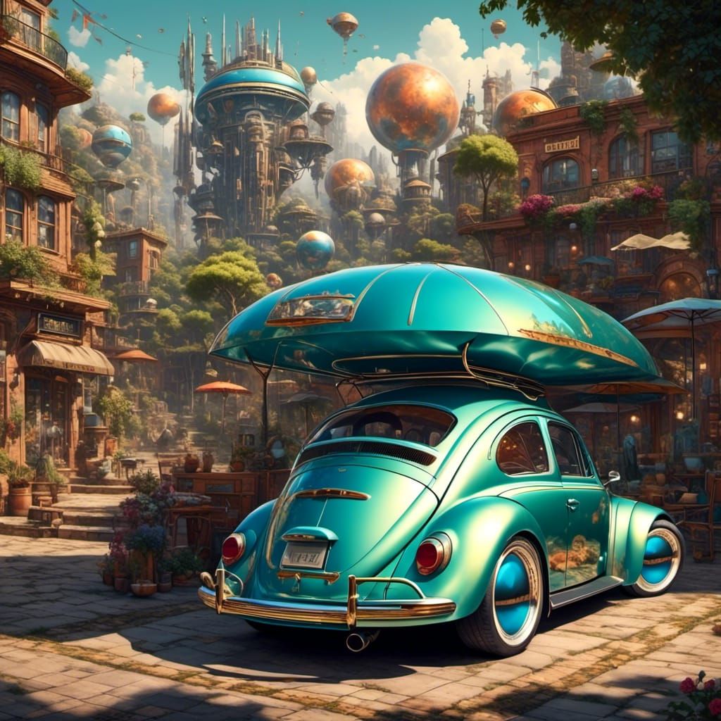 <lora:RFDreaming:1.0> Next gen vw beetle