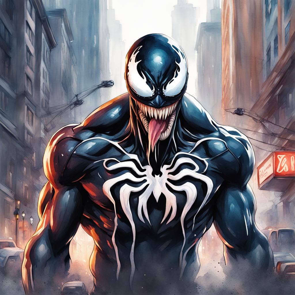 Venom - AI Generated Artwork - NightCafe Creator