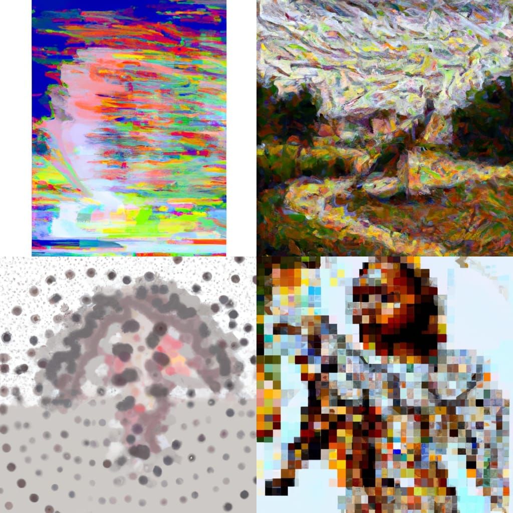artwork made by a sentient AI machine
