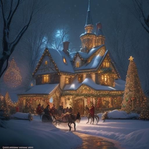 STUNNINGLY BEAUTIFUL FAIRY-TALE, FINDLY DETAILED MAGICAL CHRISTMAS ...