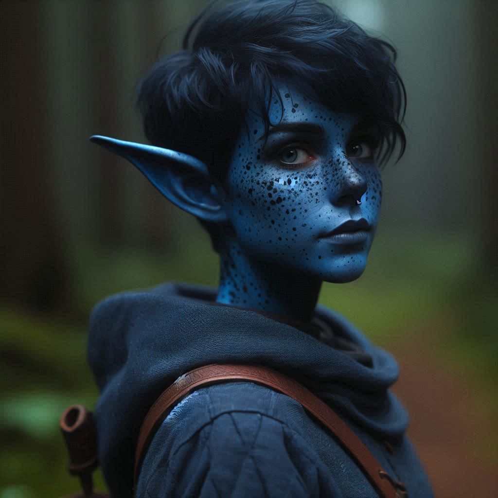 Blue Elf Freckles 1