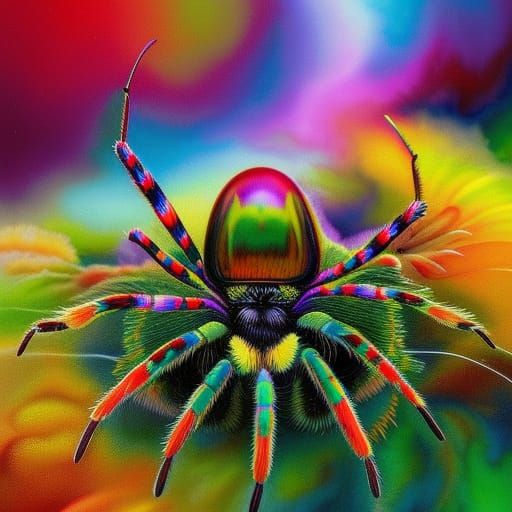 A Friendly Tarantula Insect
