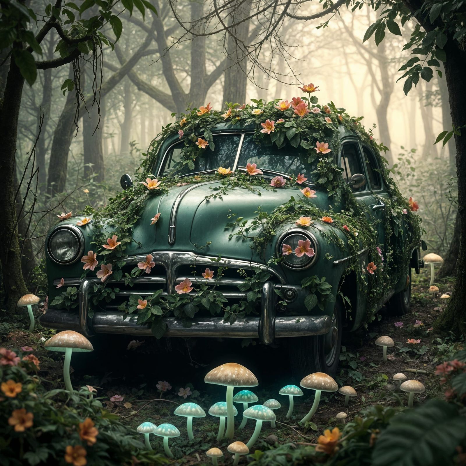 Abandoned car  by @Laevos