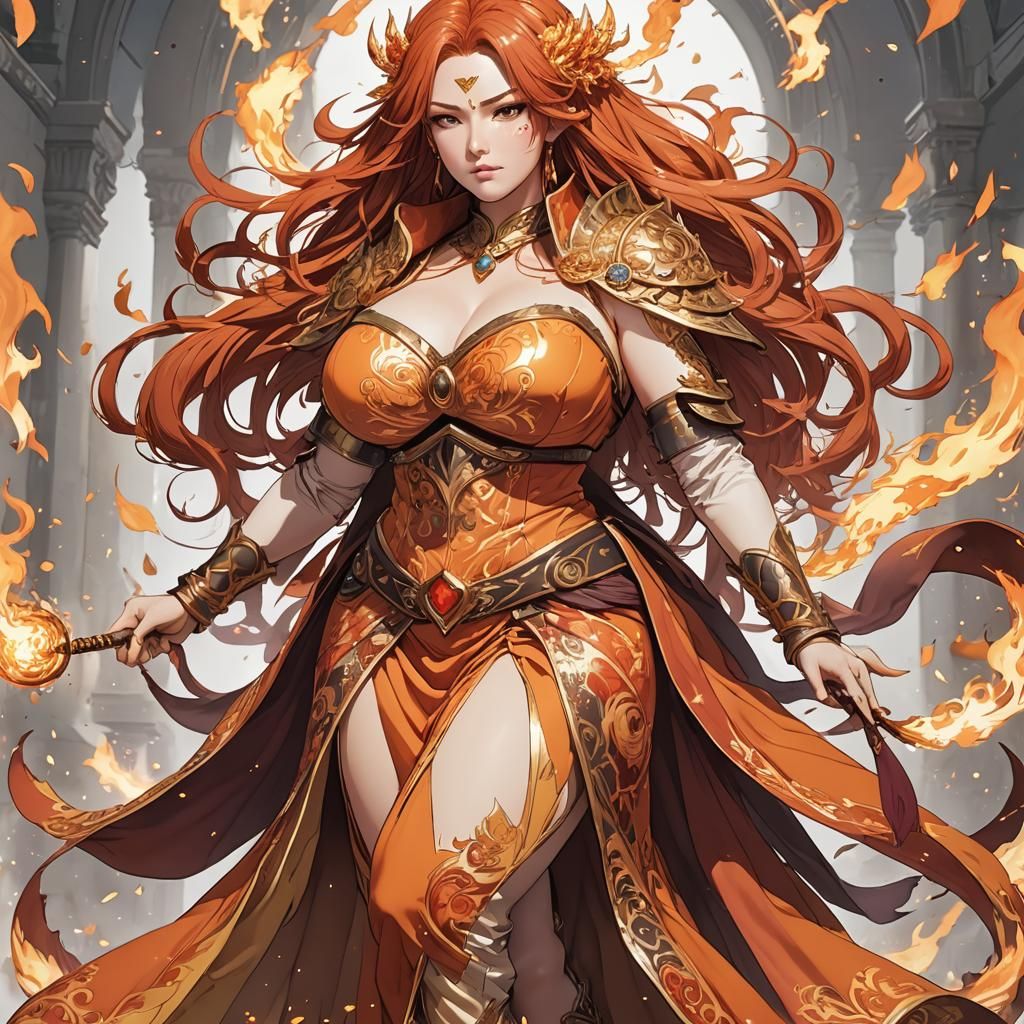 Beautiful Queen of Flames