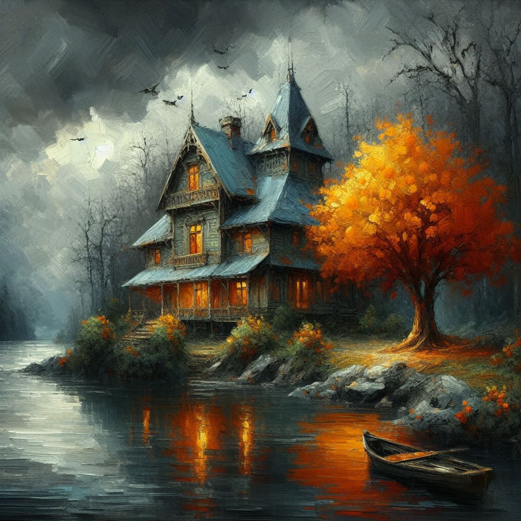 Haunted orange House