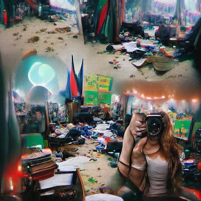 a messy room, a messier mind