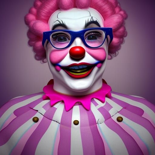 Friendly Clown - Ai Generated Artwork - Nightcafe Creator