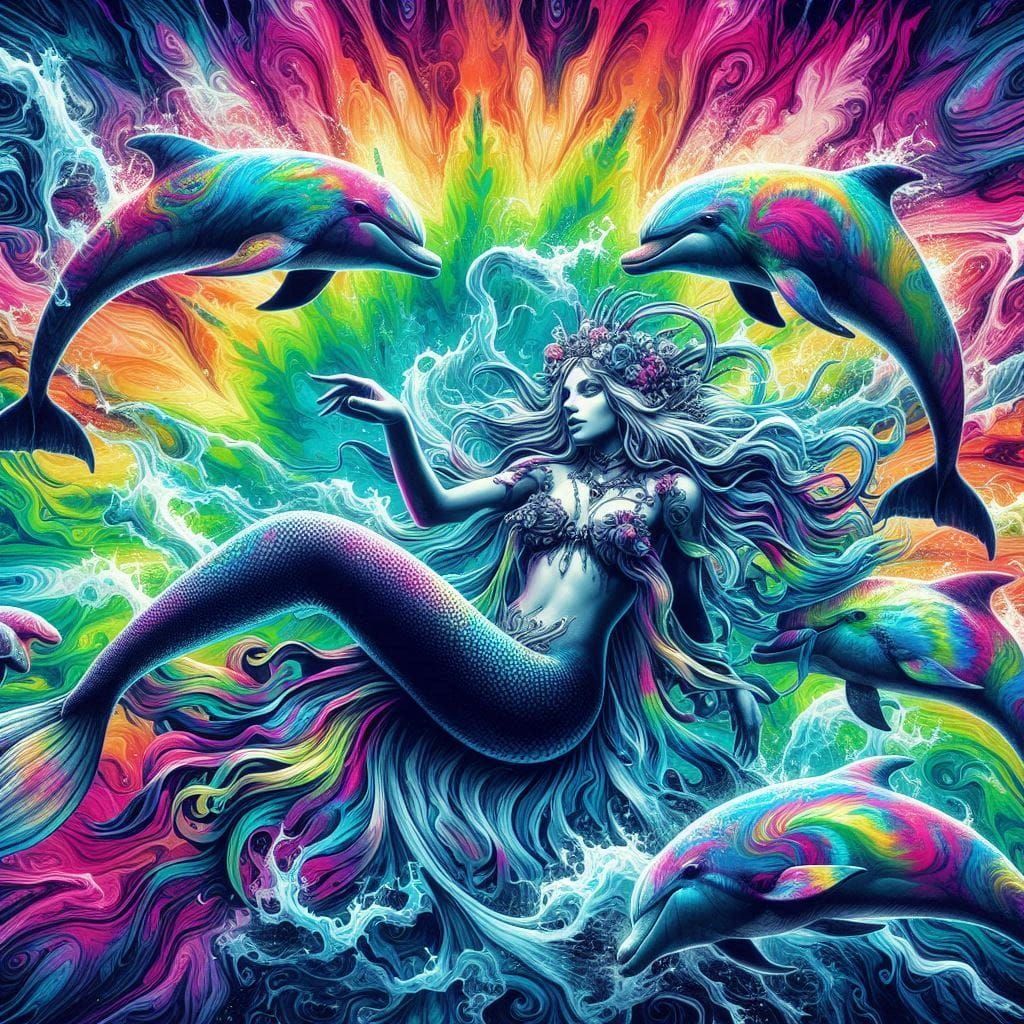 Mermaid Psychedelic I