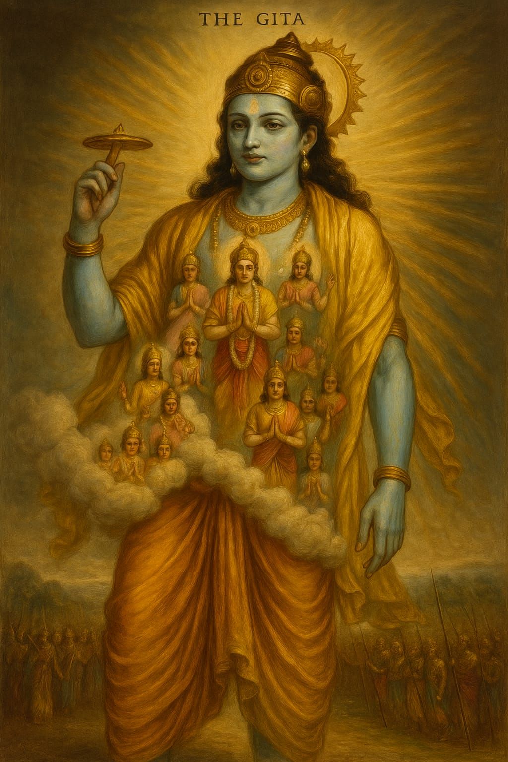 Shri Krishna in Virat roop