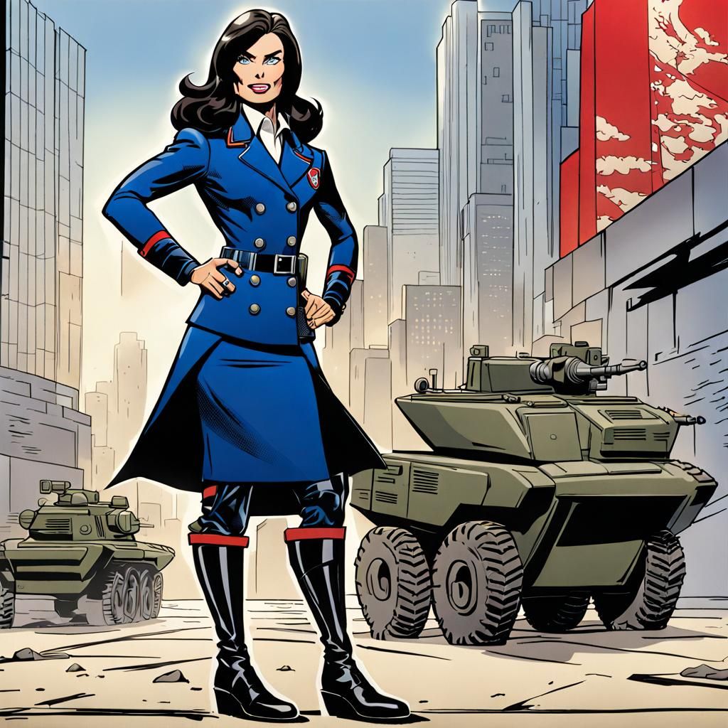 GI Joe Baroness, corporate version (sort of), skirt suit - AI Generated ...