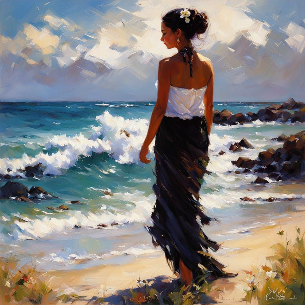 Beauty at the sea  by @undefined