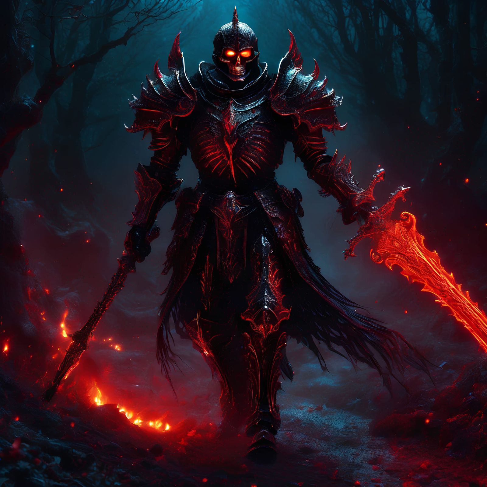 Demonic Skeleton Knight (Uploaded)