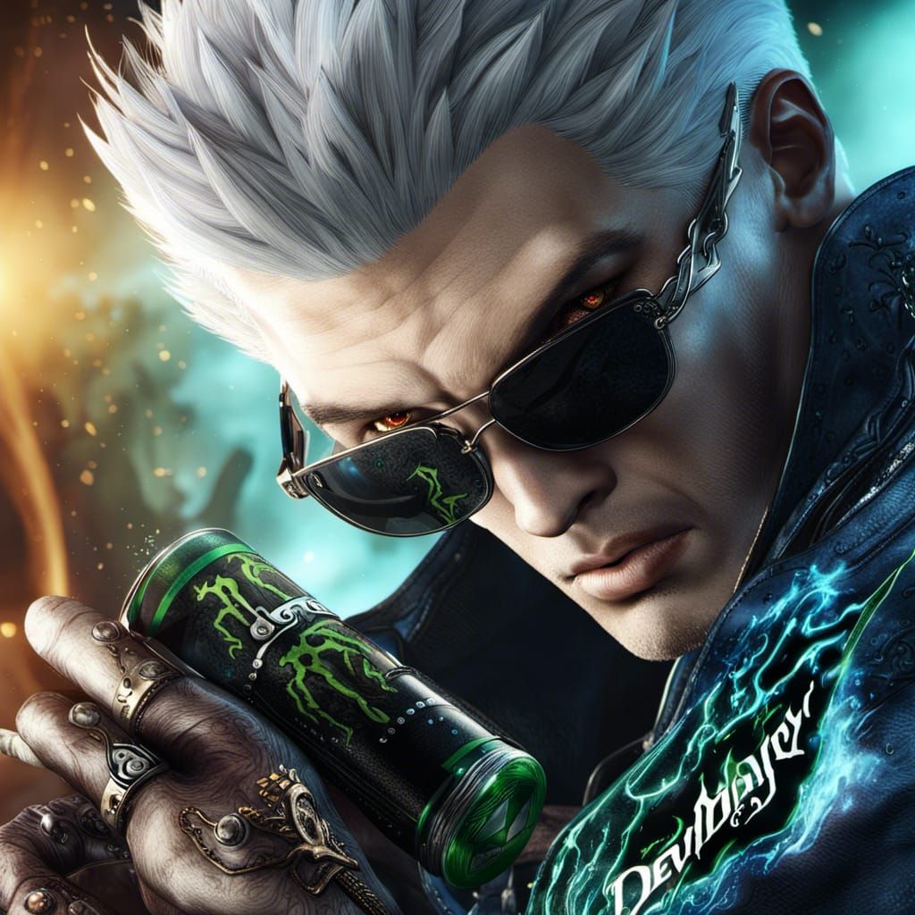 vergil from devil may cry, 4k, highly detailed face,, Stable Diffusion