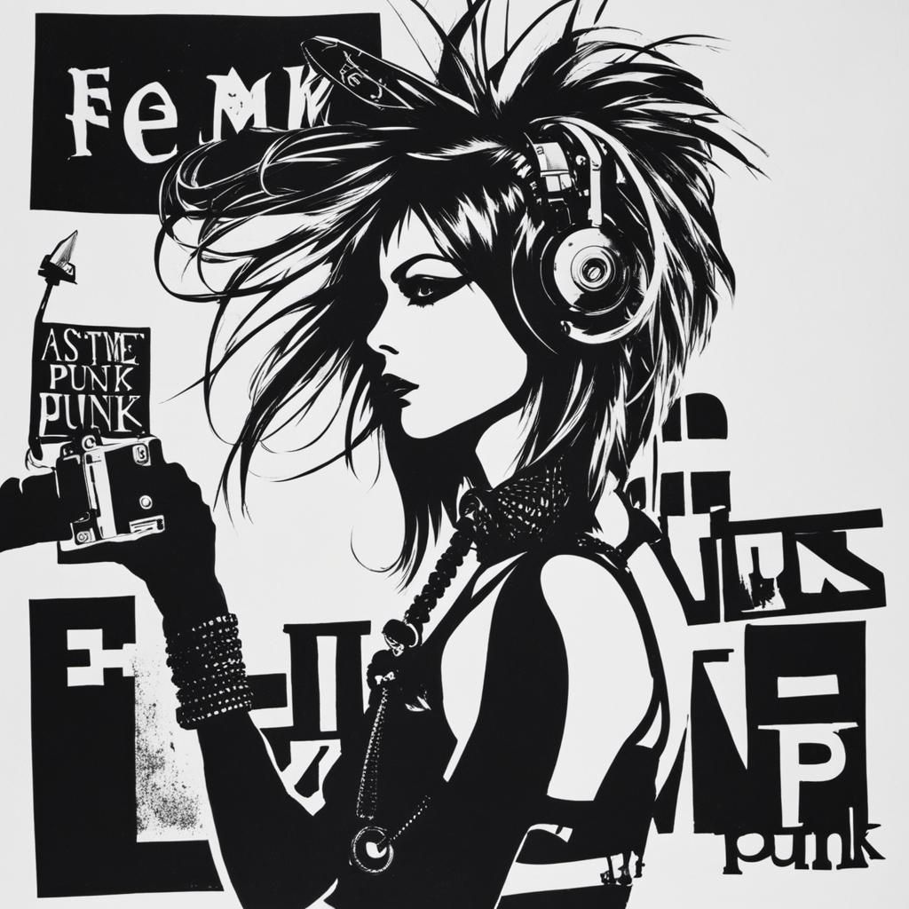 Femmepunk, astralpunk, networkpunk - AI Generated Artwork - NightCafe ...