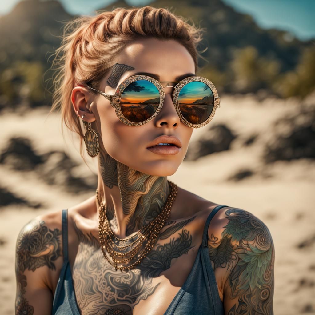 Tattoos.