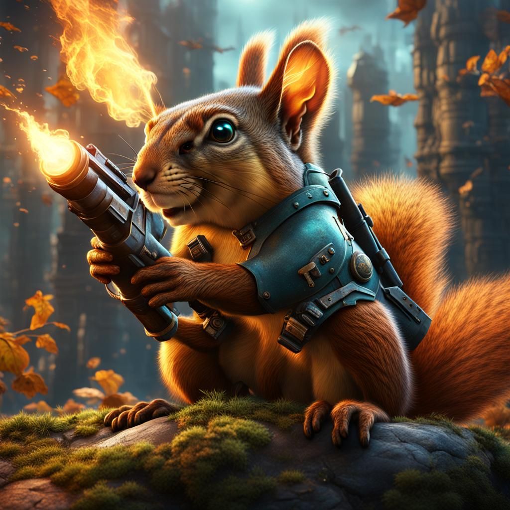 Preparing for the battle with the cats