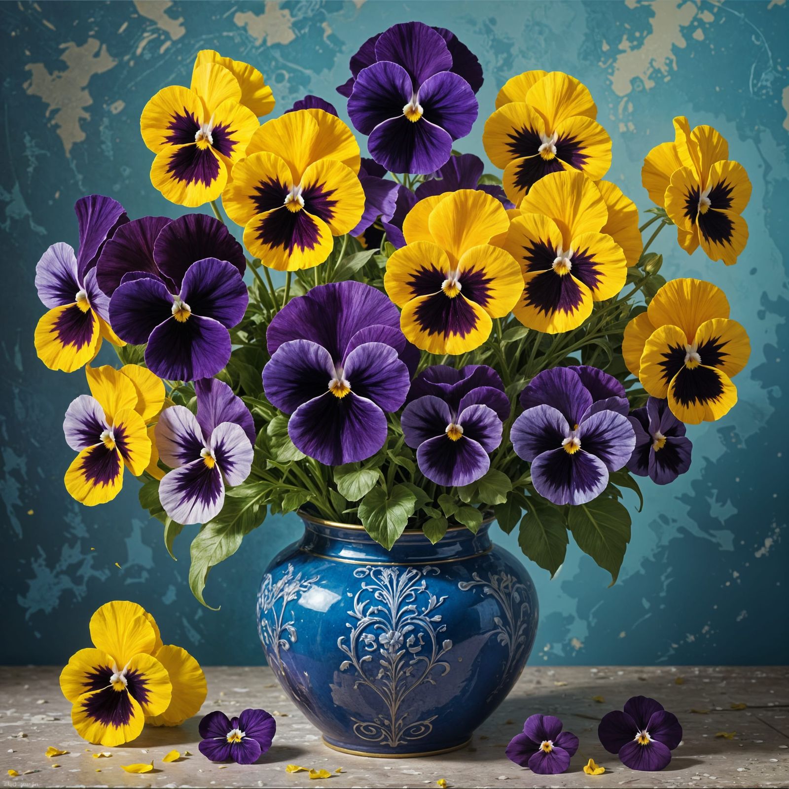 pansies  by @snickrs