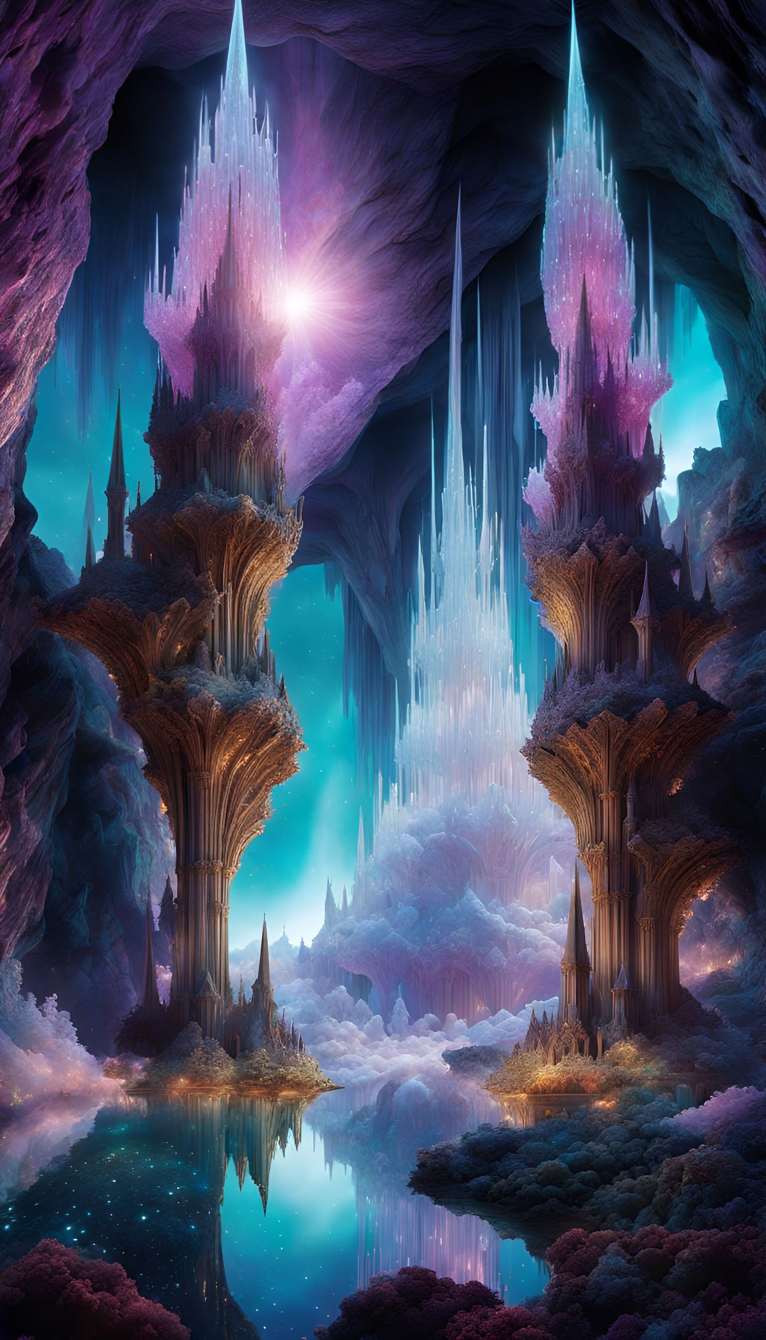 Crystal Kingdom - AI Generated Artwork - NightCafe Creator