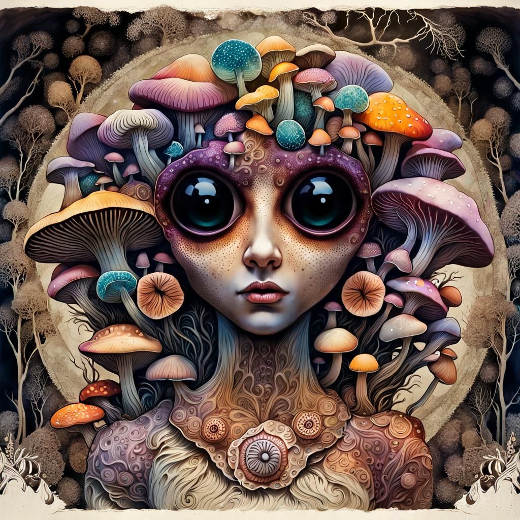 Fungi Girl 12874