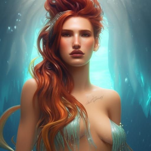Bella Thorne As mermaid