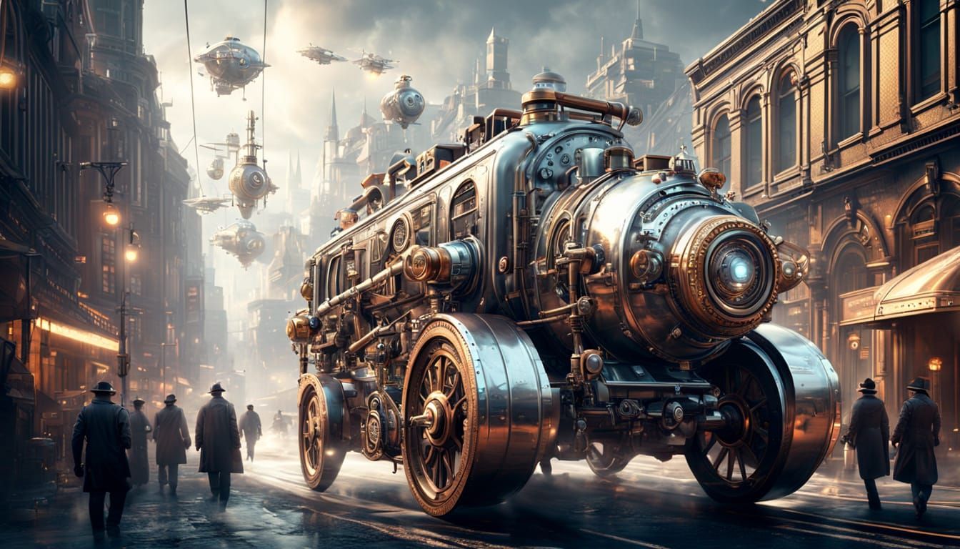 SteamPunk Hot Rod  by @Real Courte