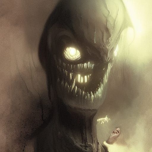 Creepy, Scary, Happy, Smile creepy