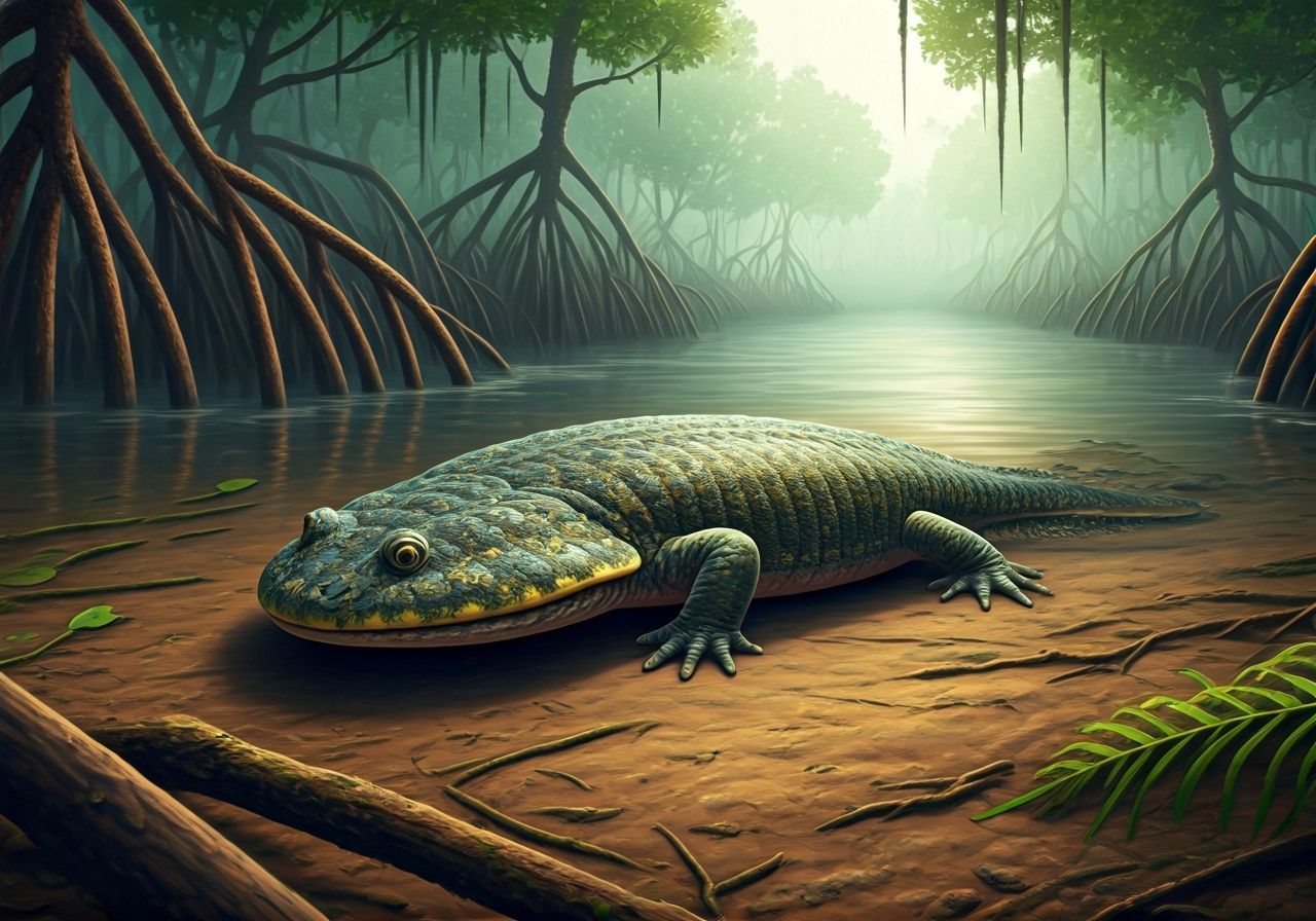 Unknown Late Permian Temnospondyle Amphibian  by @DMs Choice