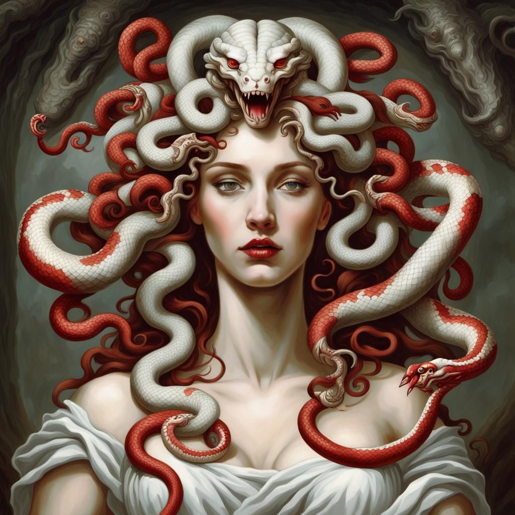 Medusa. - AI Generated Artwork - NightCafe Creator