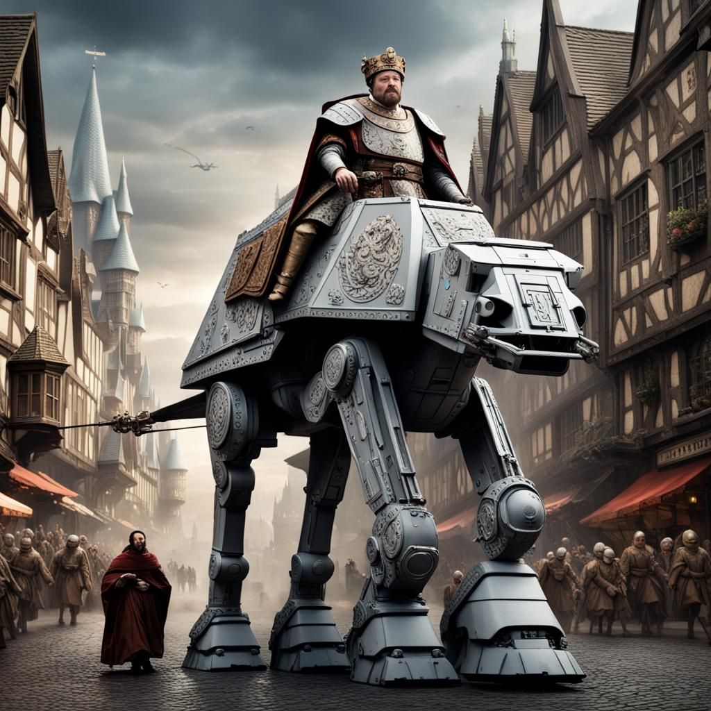 Henry VIII And His Mighty Steed  by @LynnDi