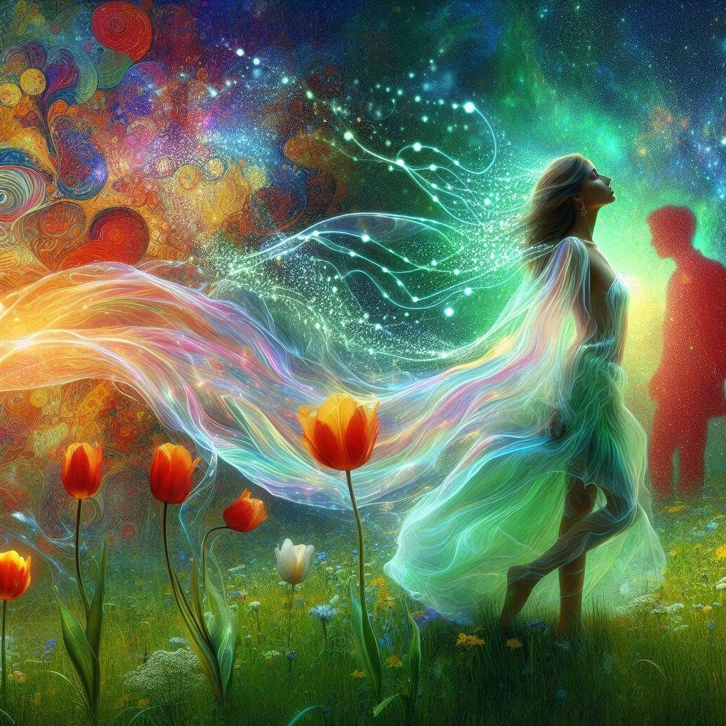 barefoot woman that the man dream of