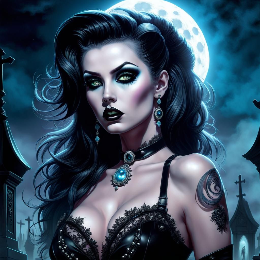 Gothic woman - AI Generated Artwork - NightCafe Creator