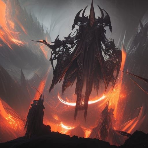 Dark Lord Sauron - Ai Generated Artwork - Nightcafe Creator