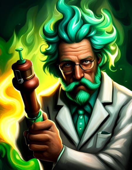 The Nutty Professor  by @Salvator Dalle 