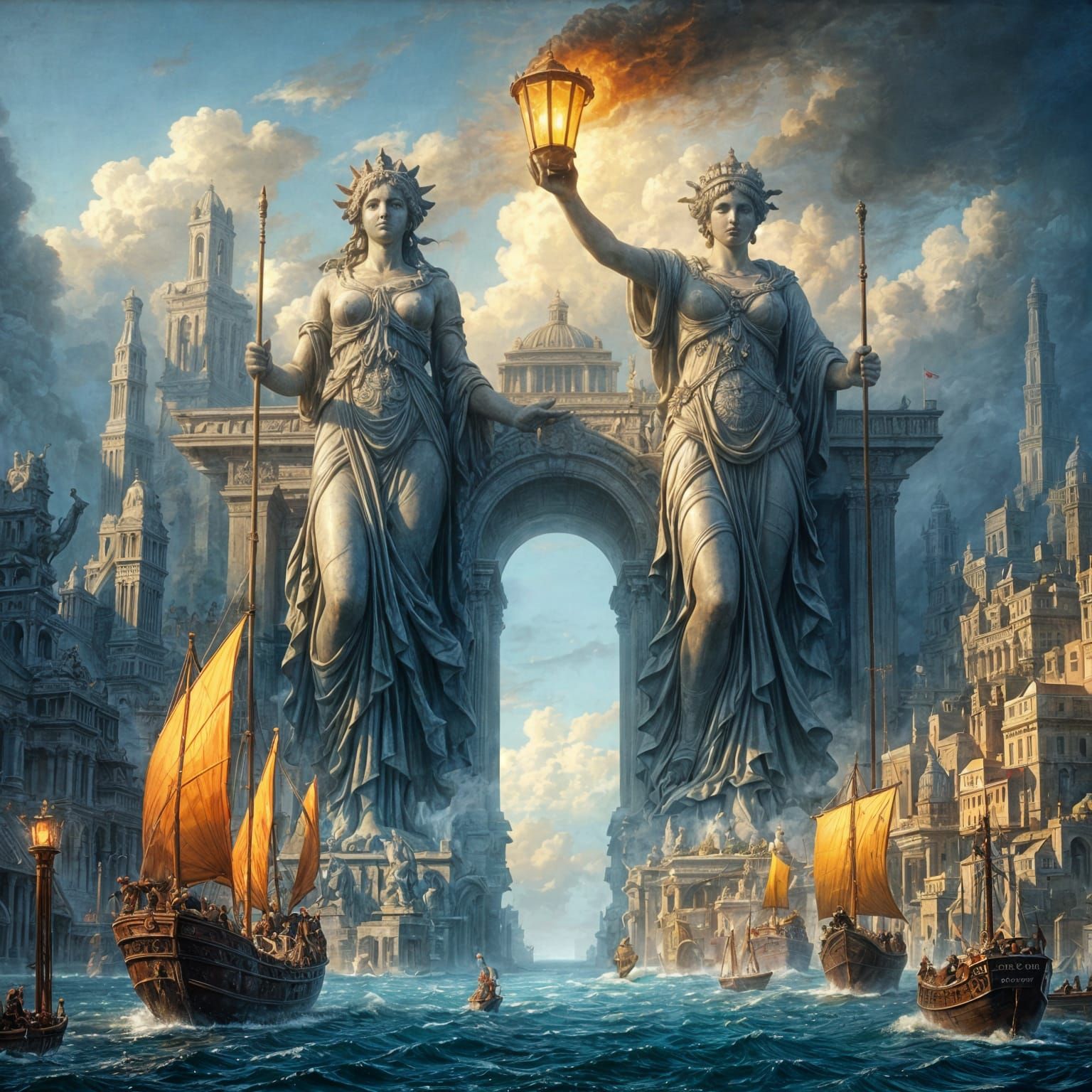 Harbor Entrance to the City