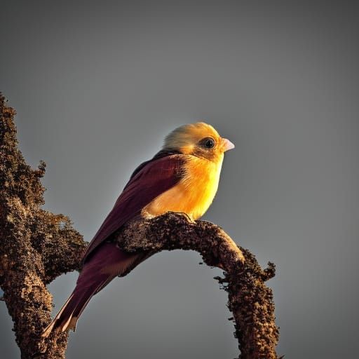 Cute isomatric bird