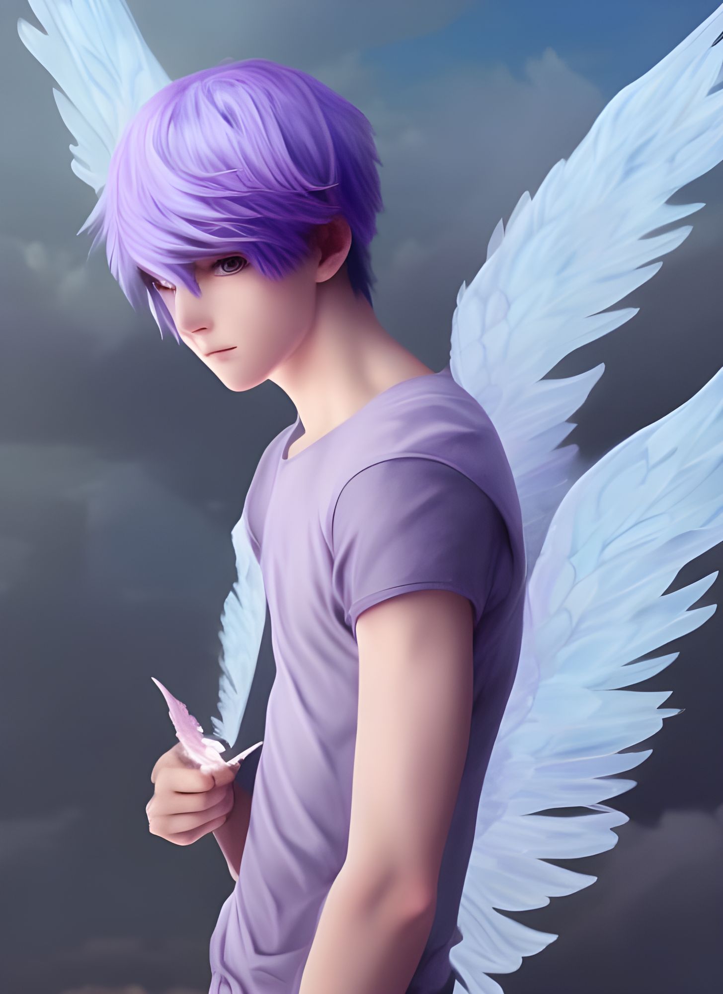 How To Draw Anime Wings, Draw An Anime Angel, Step by Step, Drawing Guide,  by Dawn - DragoArt