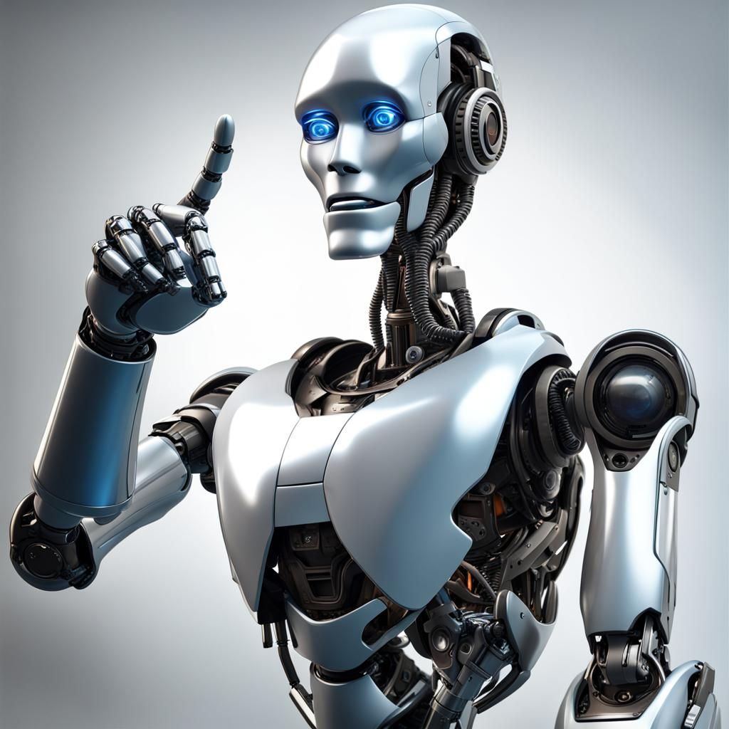 A white robot