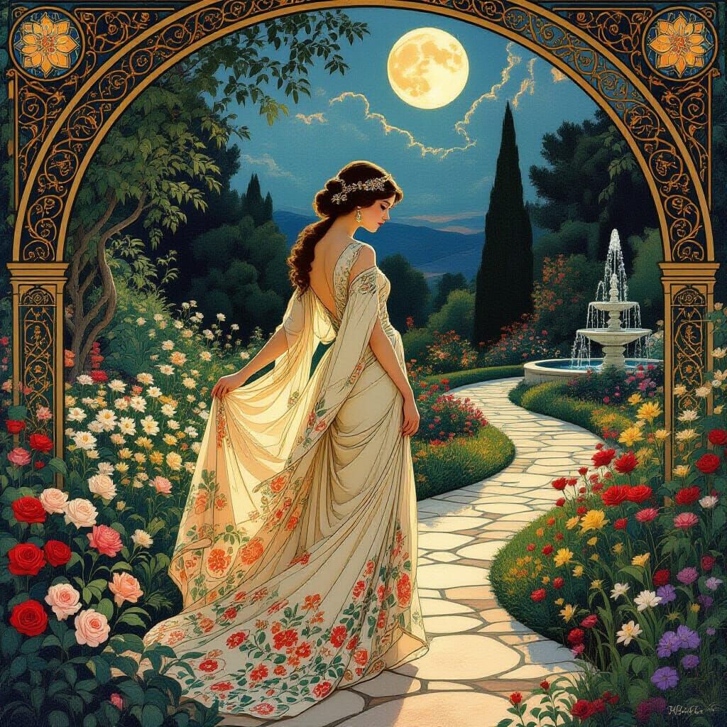 Midnight walk  by @Cake