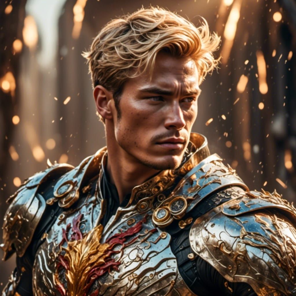 Sun god <lora:Detailed Armor:1.0> 