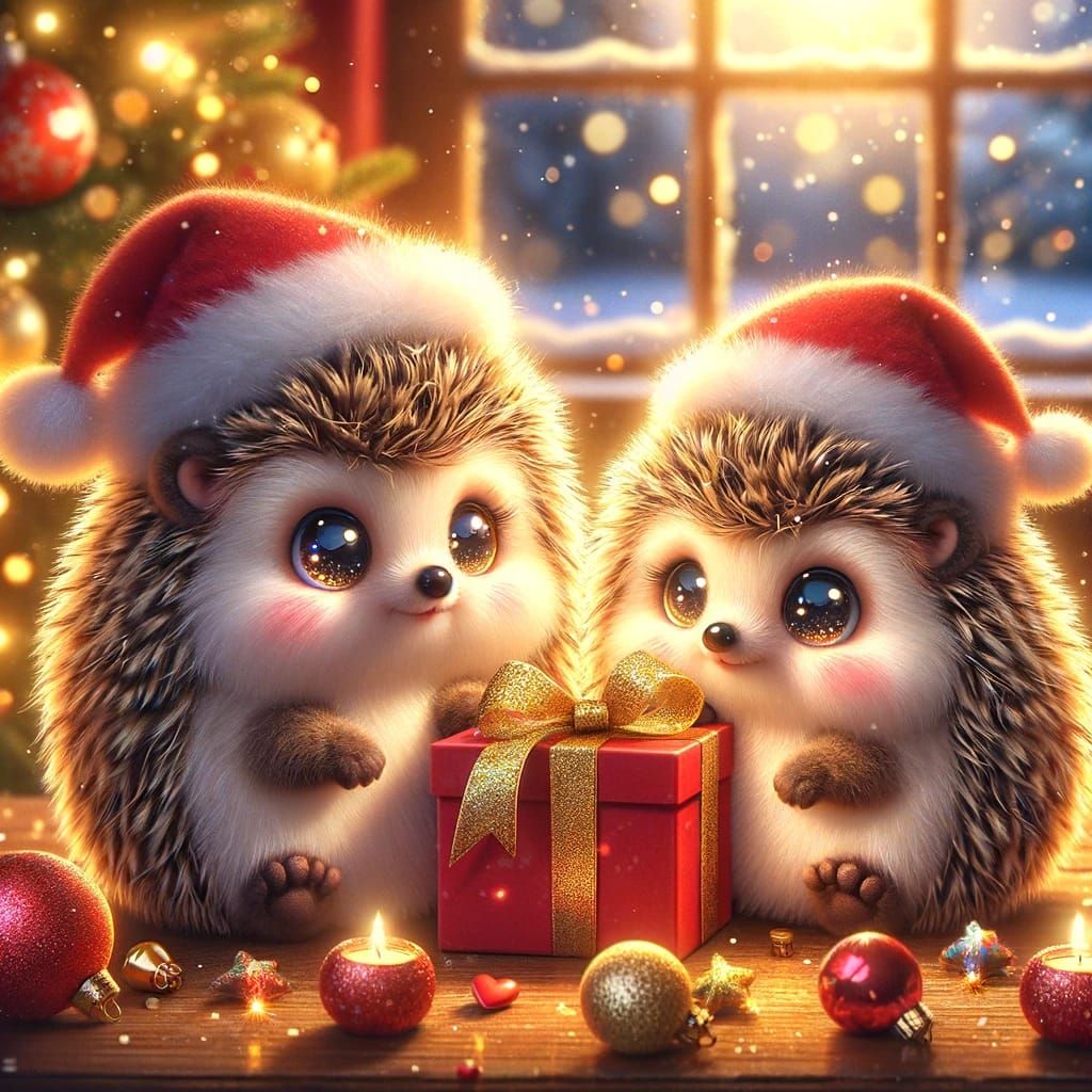 Chibi Hedgies Christmas